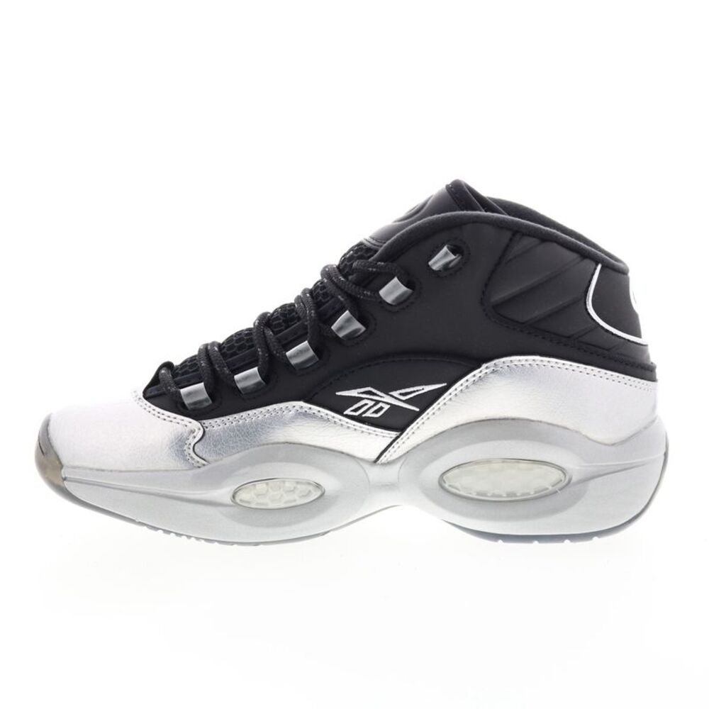 Reebok Mens Question Mid Black Shoes (NWT) - Picture 5 of 7